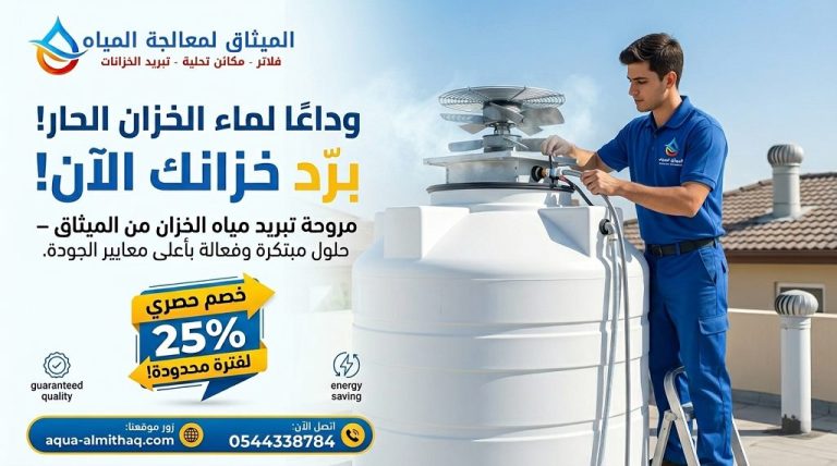 مروحة تبريد خزان المياه