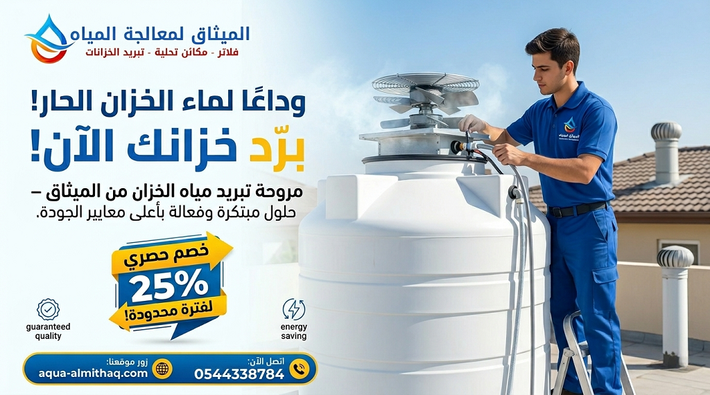  مروحة تبريد خزان المياه